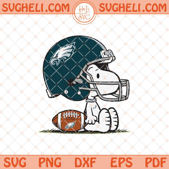 Snoopy Philadelphia Eagles Football Svg Snoopy Football Svg Png Dxf Eps Files