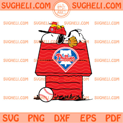 Snoopy Philadelphia Phillies MLB Svg Snoopy Phillies Svg