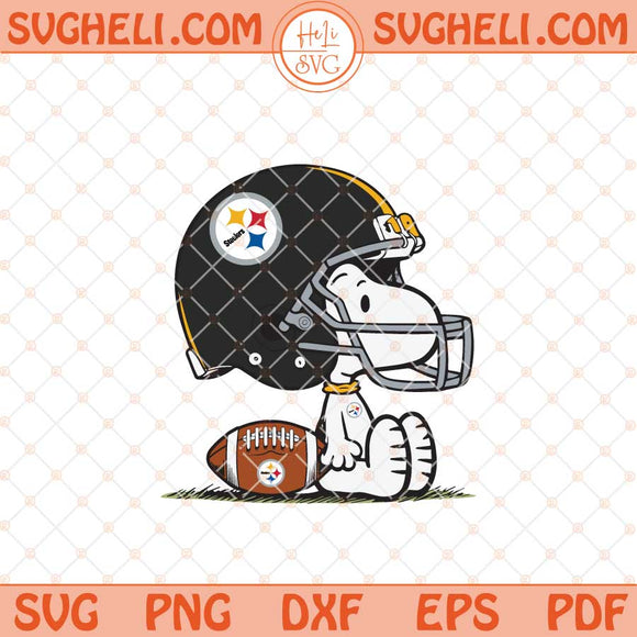 Snoopy Pittsburgh Steelers Football Svg Snoopy Football Svg Png Dxf Eps Files