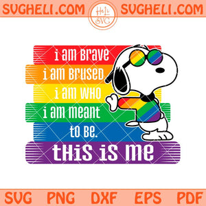 Snoopy Pride Svg Pride Month Gay Pride Svg Snoopy LGBT Svg Png Dxf Eps Files