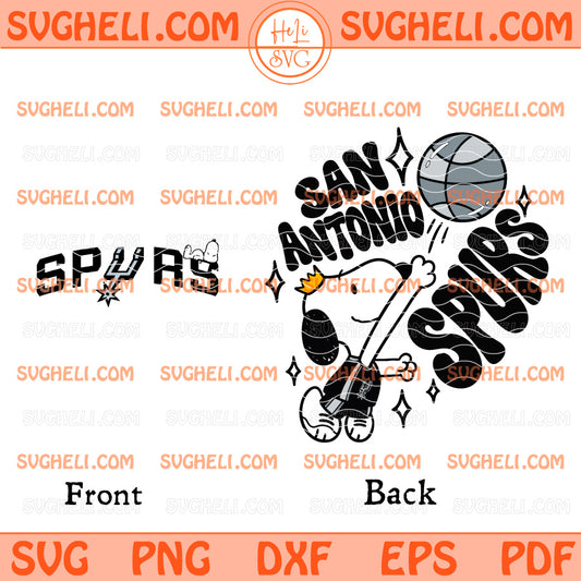 Snoopy San Antonio Spurs Svg Snoopy Spurs Svg