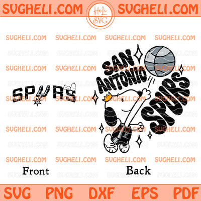 Snoopy San Antonio Spurs Svg Snoopy Spurs Svg