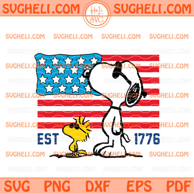 Snoopy USA 250th Anniversary Svg Funny 4th Of July Svg