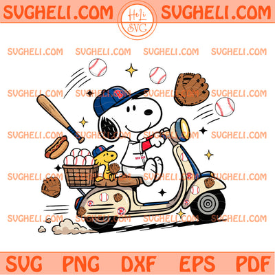 Snoopy and Woodstock Boston Red Sox MLB Svg Red Sox Svg