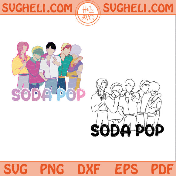 Soda Pop Saja Boys Svg Kpop Demon Hunters Saja Boys Svg