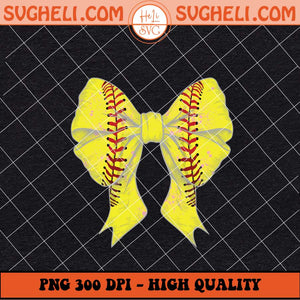 Softball Bow Png Softball Mom Png Pink Bow Softball Png Sublimation Files