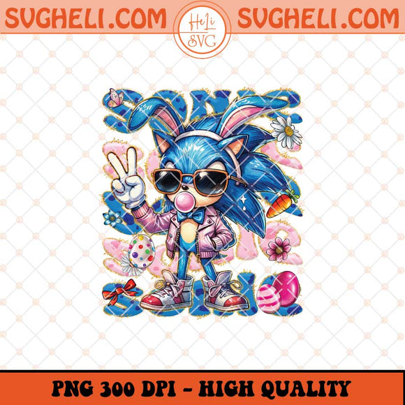 Sonic Easter With Sunglasses Png Sonic Bunny Png Sublimation Files