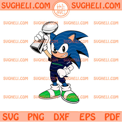 Sonic Seattle Seahawks Super Bowl LX Svg Sonic NFL Svg