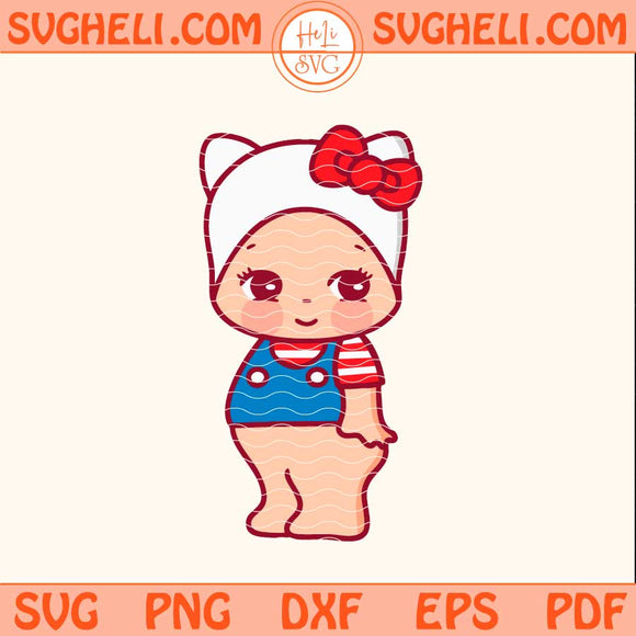 Sonny Angel Hello Kitty Svg Kawaii Baby Angel Sanrio Svg Png Dxf Eps Files