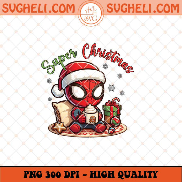 Spider Hero Christmas Png Christmas Spider Png Christmas Png Sublimation Files