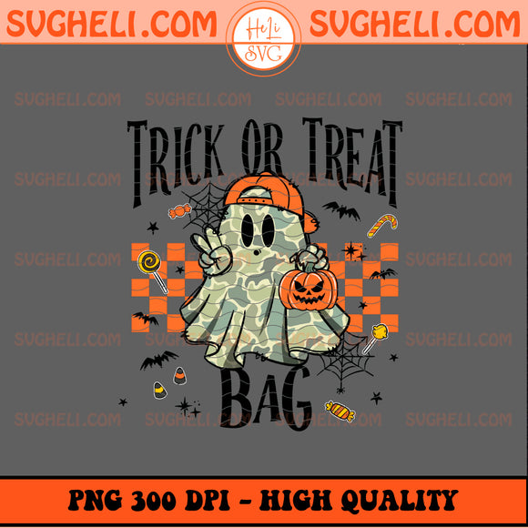 Spooky Dude Camo Halloween Ghost Boys Png Halloween Bag Png