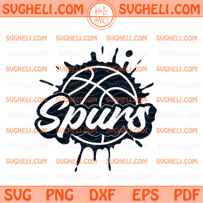 Spurs Basketball Svg San Antonio Spurs Basketball Svg
