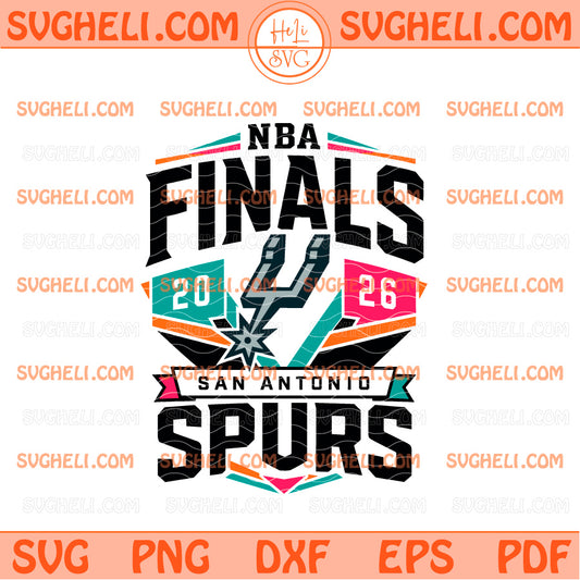 Spurs Finals NBA Svg San Antonio Spurs 2026 Basketball Svg