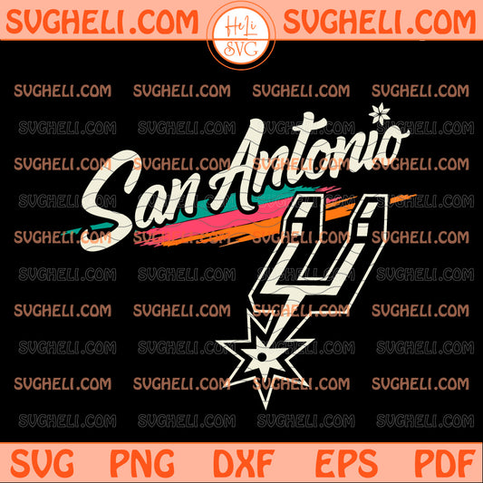 Spurs Texas Basketball Svg San Antonio Spurs NBA Svg