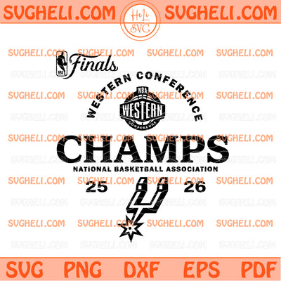 Spurs Western Conference Champions 2026 Svg Spurs 2026 Svg
