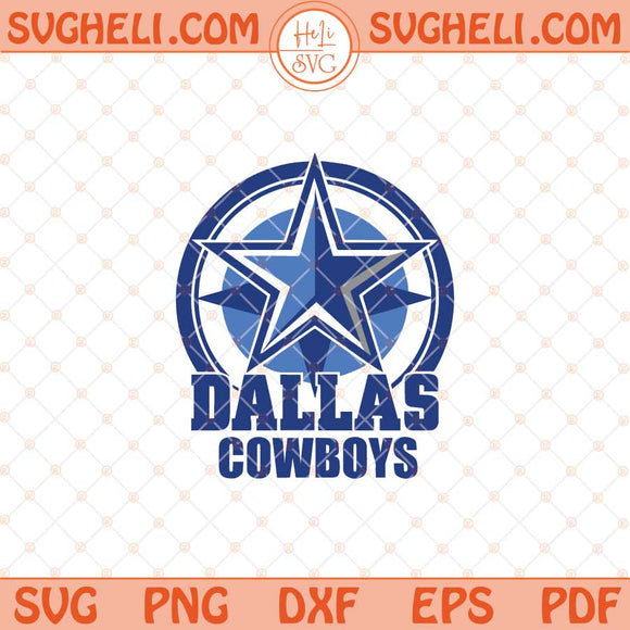 Star Cowboys Svg Cowboys Football Svg Dallas Cowboys Svg Dxf Eps Files