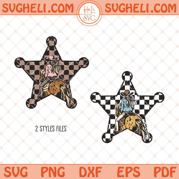 Star Cowgirls Have More Fun Horse Pink Western Svg Png Dxf Eps Files