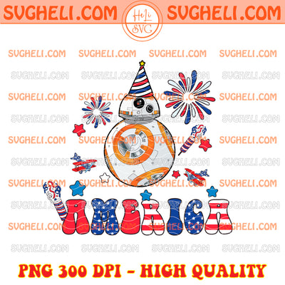 Star Wars BB8 America Png Star Wars BB8 4th Of July Png