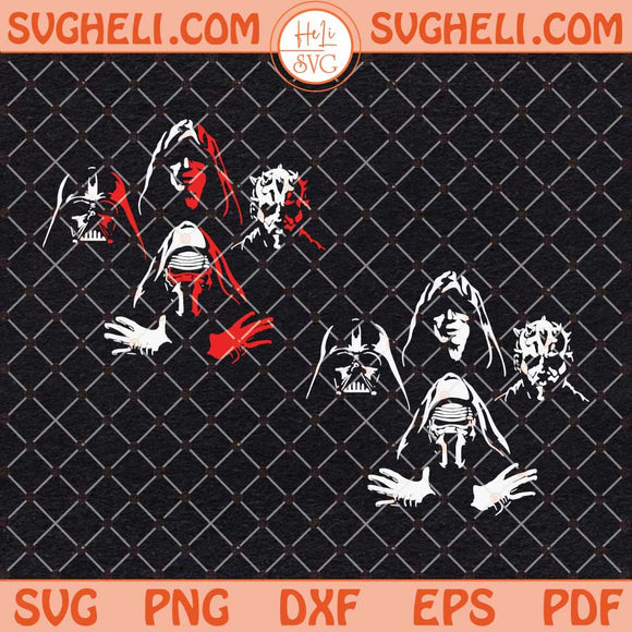 Star Wars Villians Svg Star Wars Logos Svg Darth Vader Svg Png Dxf Eps Files