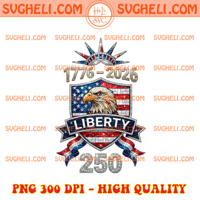 Statue of Liberty 250 Years Png America 1776-2026 Png