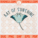 Stingray Manta Ray Svg Ray of Sunshine Svg Funny Pun Stingray Svg Png Dxf Eps Files