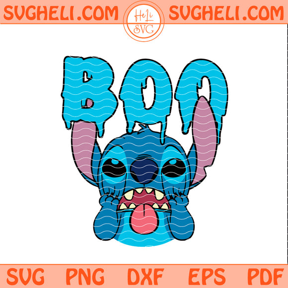 Stitch Boo Halloween Svg Stitch Disney Halloween Svg