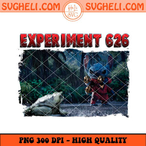 Stitch Experiment 626 Png Lilo and Stitch Movie 2025 Png Sublimation Files