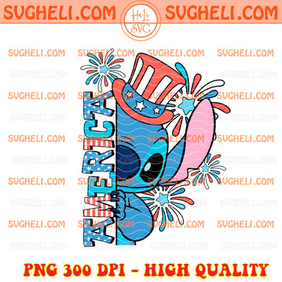 Stitch Happy 4th Of July Png Stitch Cartoon 4th Of July Png