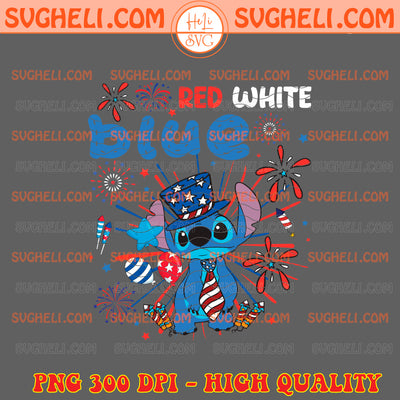 Stitch Happy 4th Of July Png Stitch Disney 4th Of July Png