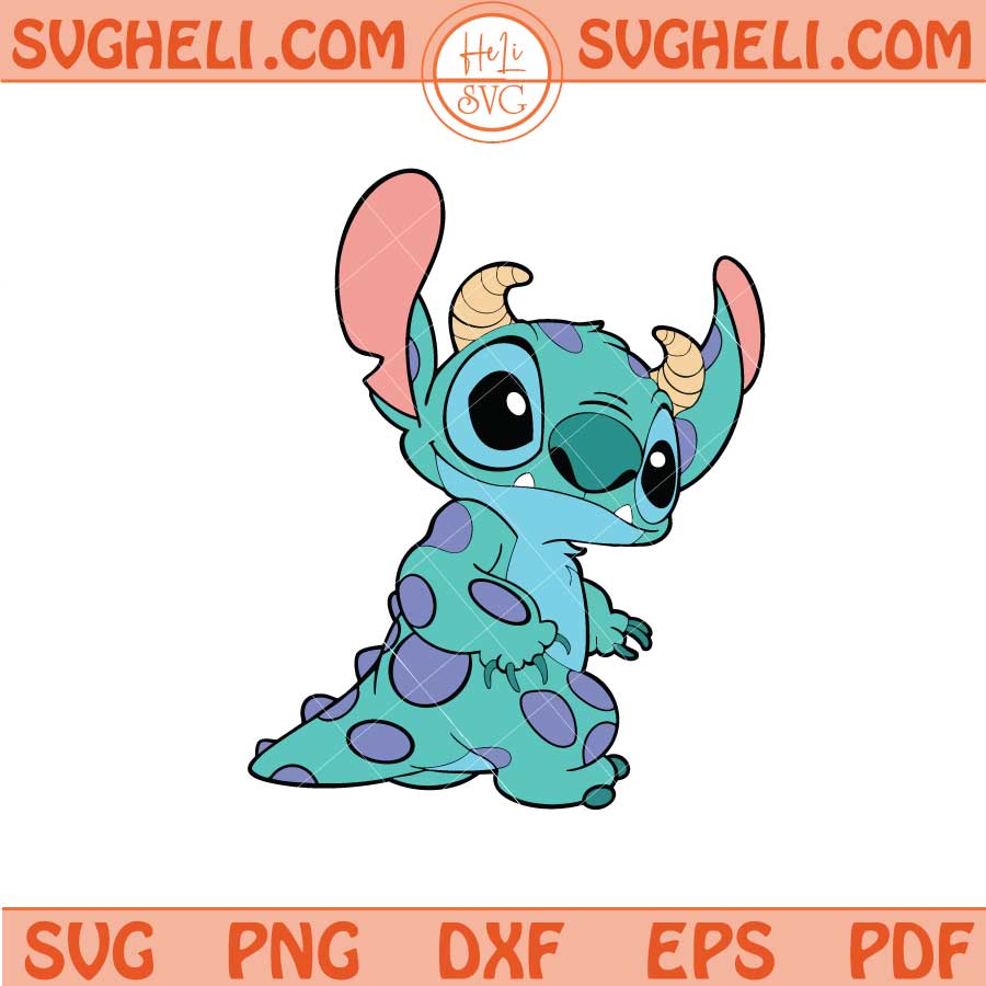 Stitch Monster University Svg Cute Monster Inc Stitch Svg