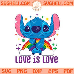 Stitch Pride Svg LGBT Pride Stitch Svg Pride Stitch Svg Png Dxf Eps Files