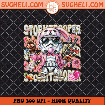 Stormtrooper Easter With Sunglasses Png Bunny Png Sublimation Files