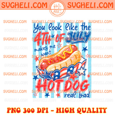 Striped You Look Like the 4th of July Png 4th Of July Png