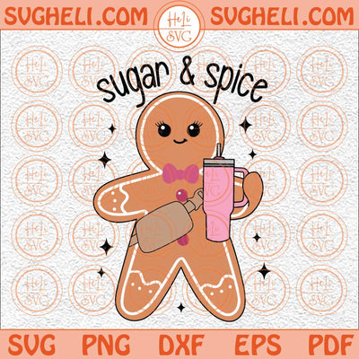 Sugar And Spice Svg Bougie Boojee Christmas Retro Cookie Svg Png Dxf Eps
