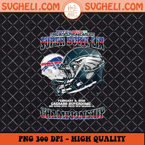 Super Bowl LIX Buffalo Bills vs Philadelphia Eagles Png Sublimation Files