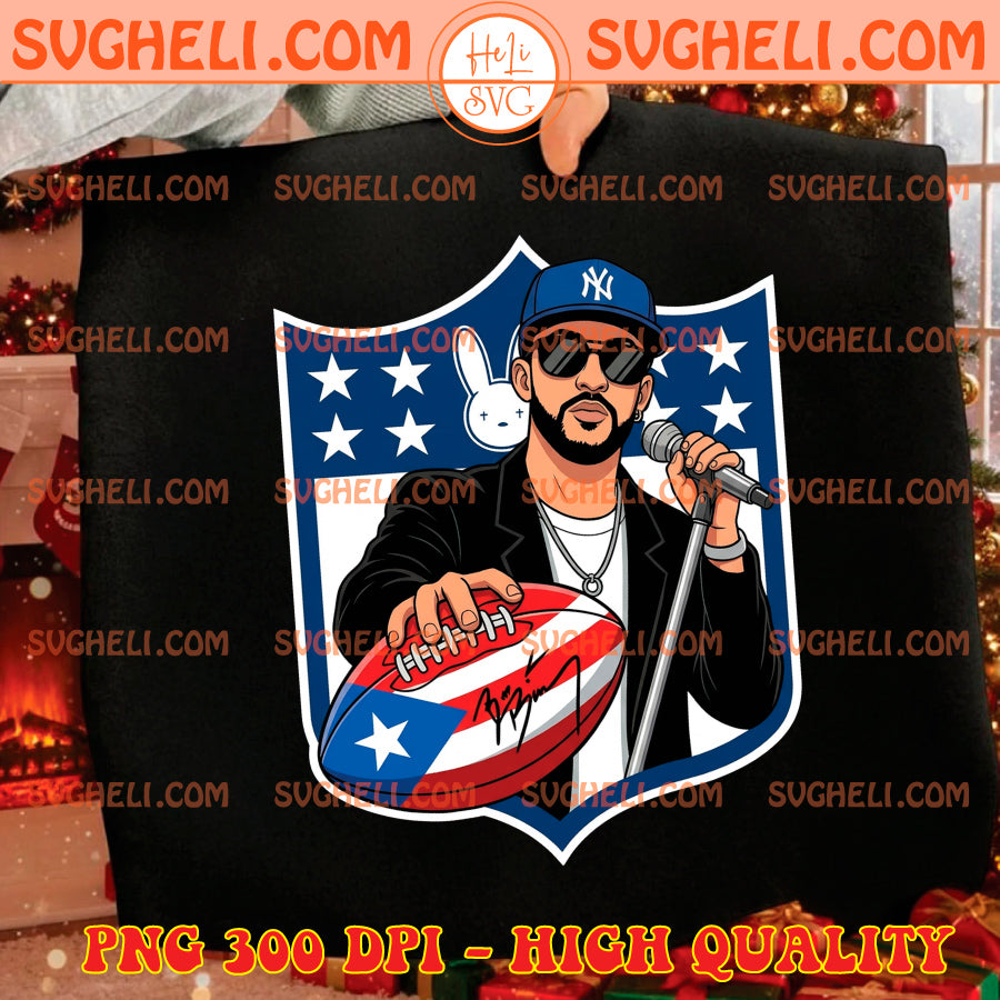Super Bowl LX Bad Bunny Png Benito Bowl Png