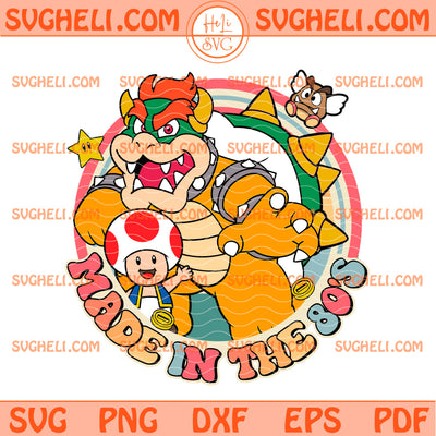 Super Mario Bros Galaxy Made in The 80's Svg Super Mario Svg