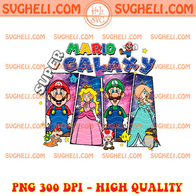 Super Mario Galaxy Cartoon Png Mario Galaxy Movie Poster Png