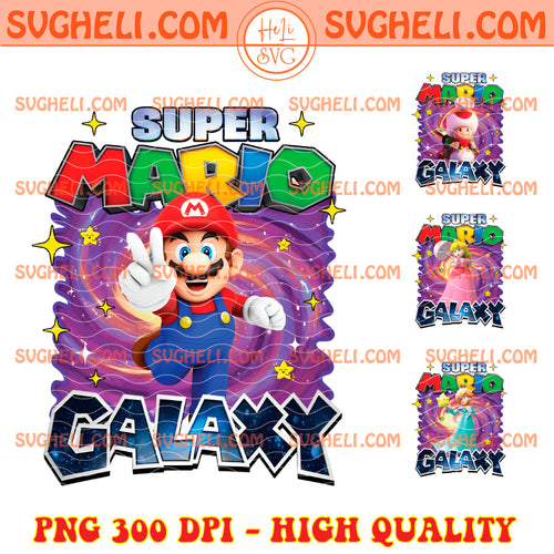 Super Mario Galaxy Png Bundle Mario and Friends Clipart Png