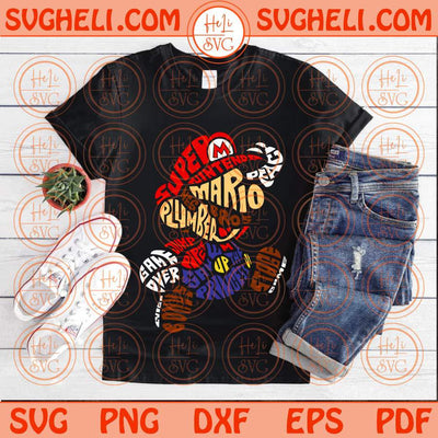 Super Mario Svg Game Over Svg Stage Game Svg Peach Princess Svg Png Dxf Eps Files