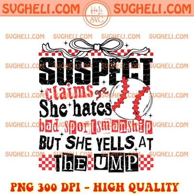Suspect Claims Baseball Png Funny Baseball Game Day Png