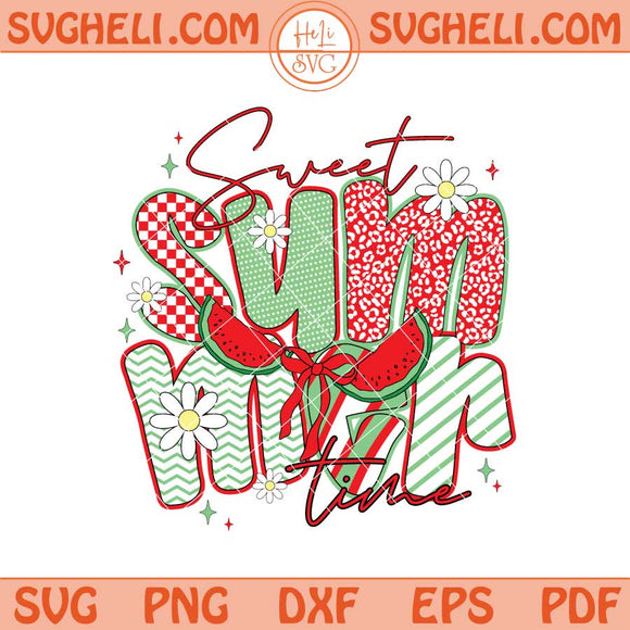 Sweet Summer Time Svg Popular Summer Svg Summer Trendy Svg Png Dxf Eps Files