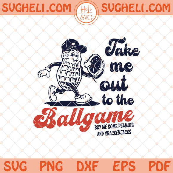 Take Me Out to the Ballgame Svg Baseball Mom Svg Mom Svg Png Dxf Eps Files