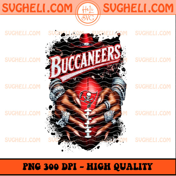 Tampa Bay Buccaneers NFL Hand Nail Finger Png