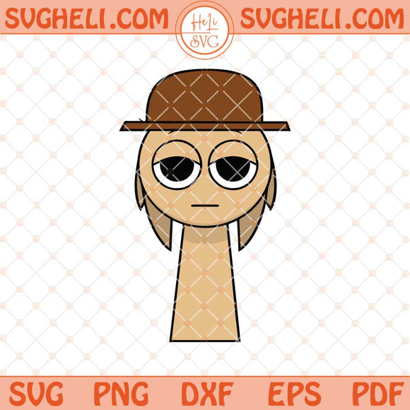 Tan Tunner Incredibox Sprunk Svg Sprunki Tunner Svg Png Dxf Eps Files