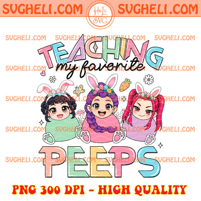 Teaching My Favorite Peeps Kpop Huntrix Easter Png