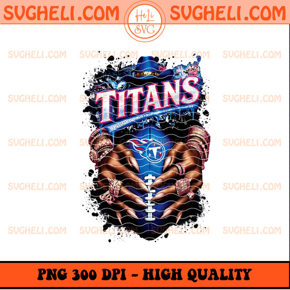 Tennessee Titans NFL Hand Nail Finger Png