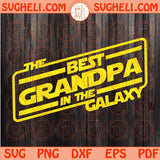 The Best Grandpa In The Galaxy Svg Gift for Grandpa Svg Png Sublimation Dxf Eps Files