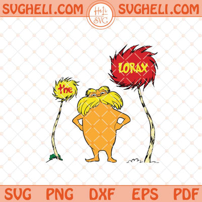 The LoRax Dr Seuss Svg Dr Seuss Characters The Lorax Svg Png Dxf Eps Files
