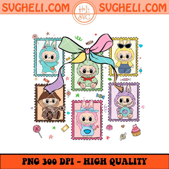 The Monsters Labubu Characters Png Labubu Team Png Sublimation Files